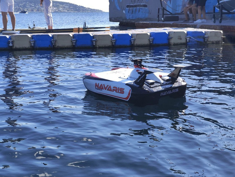 MGM Navaris insansız deniz aracı su üstü testinde